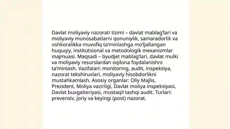 Moliyaviy nazorat 4