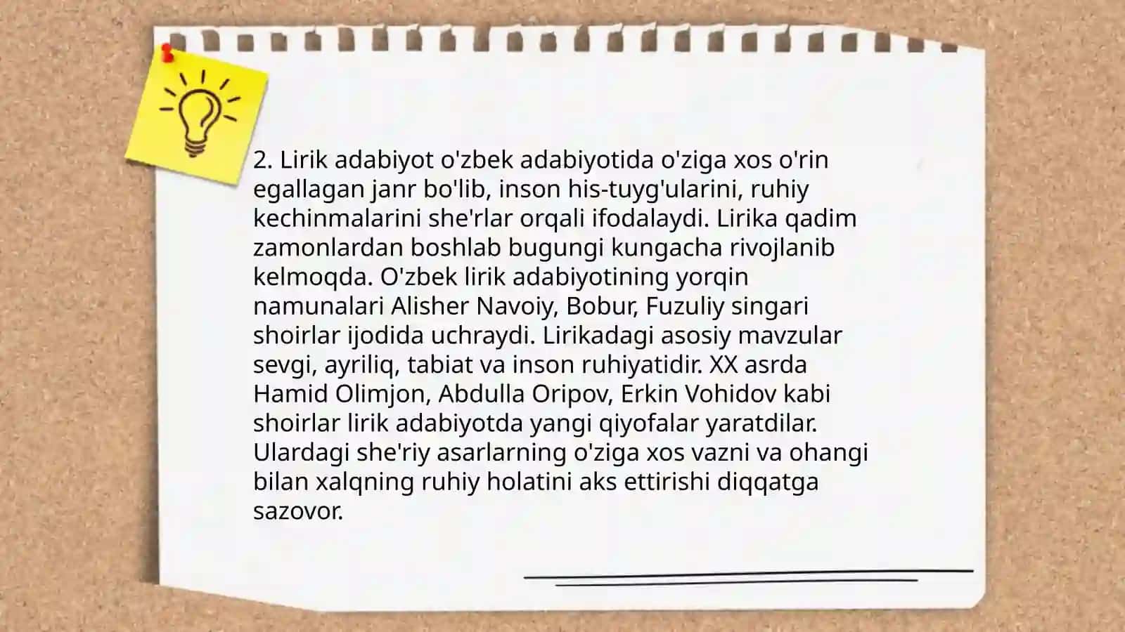 Adabiy turlar va janrlar 4