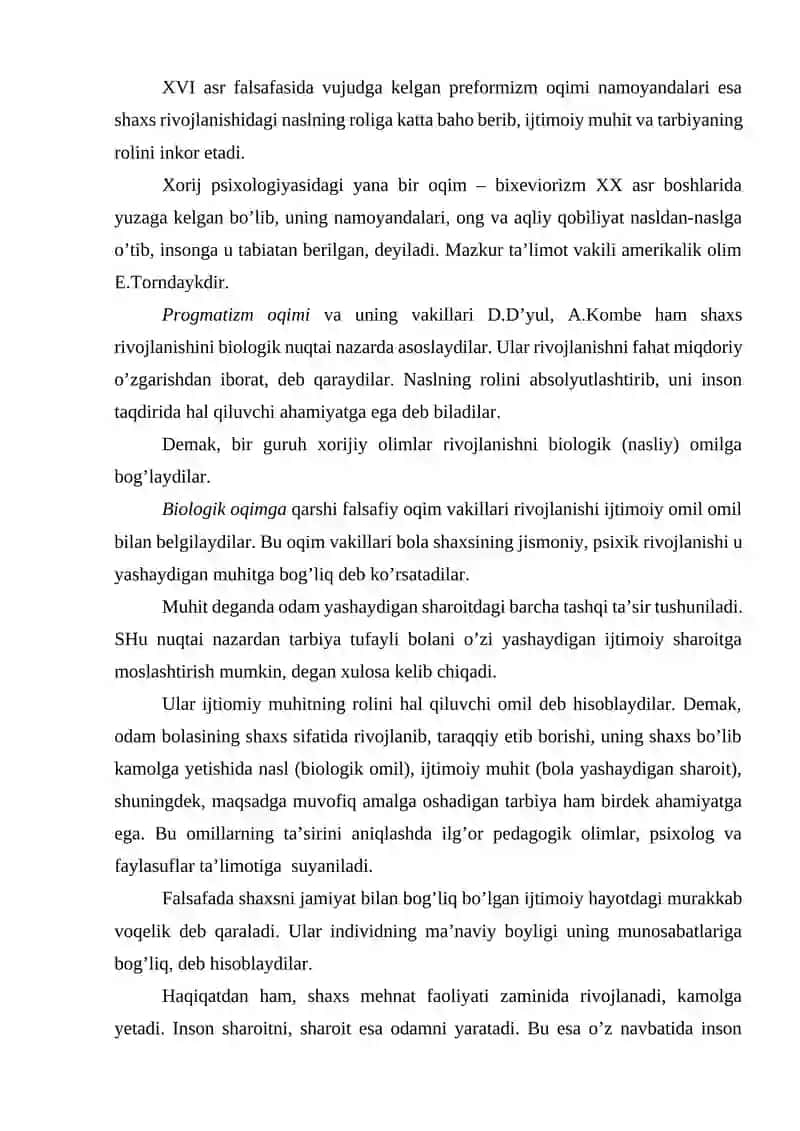 Odamning Biologik Mavjudotdan, Ijtimoiy Shaxsga Aylanishi 4