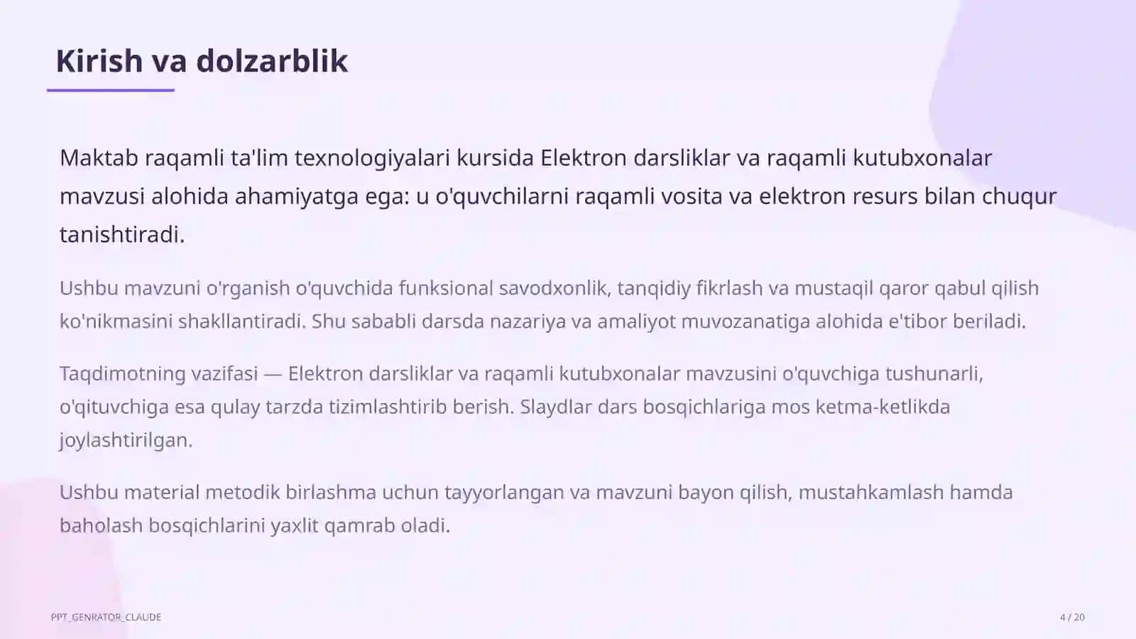 Elektron darsliklar va raqamli kutubxonalar 4