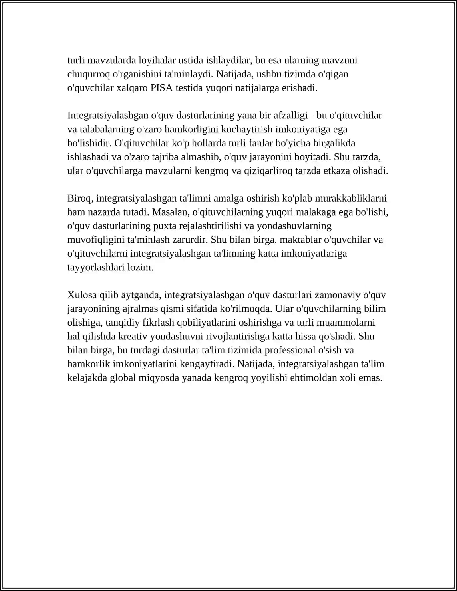 IMKONIYATI CHEKLANGAN BOLALARNI UMUMTA’LIM MAKTABLARDA OʻQITISHDA KONSEPTUAL TALABLAR 4