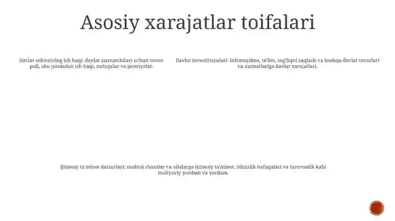 Davlat Byudjetining Muvozanatini Ta'Minlash (Balansirovka Gosudarstvennogo Byudzheta) 4