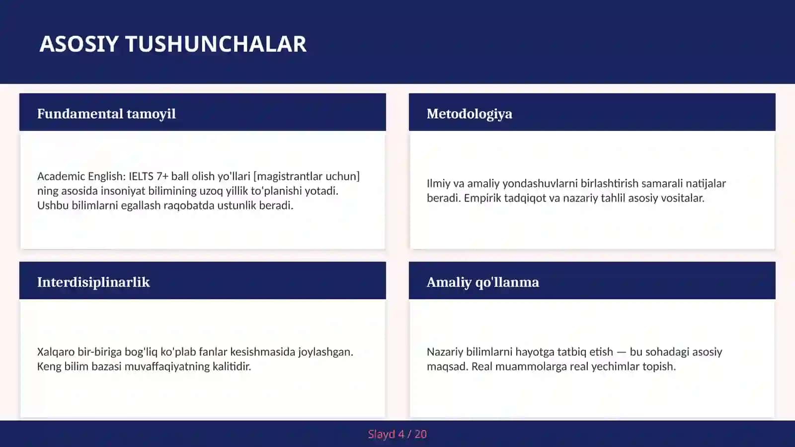 IELTS 7+ Ball Olish Yo'llari [Magistrantlar Uchun] 4
