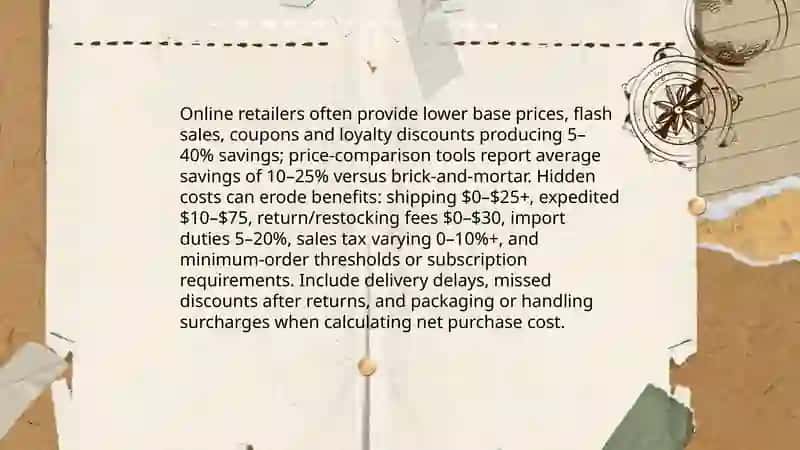 Advant nd disadvant of online shopping 4