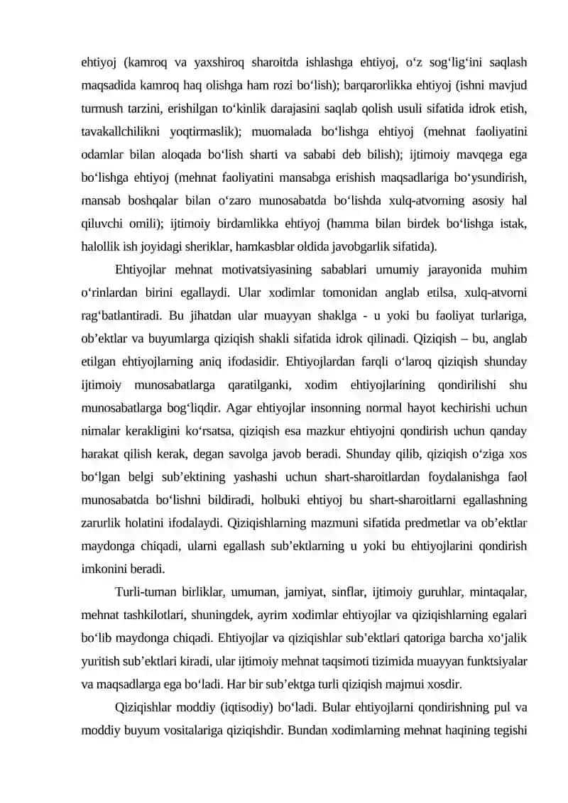 KASBIY VA MOTIVATSIYA MEXNAT FAOLIYATI MOTIVLARI 4