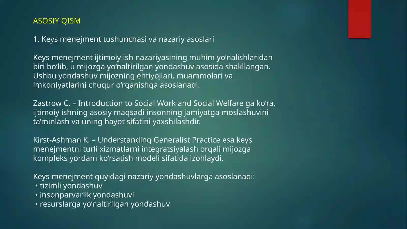 Ijtimoiy ish xodimi – keys menejer sifatida faoliyati 4