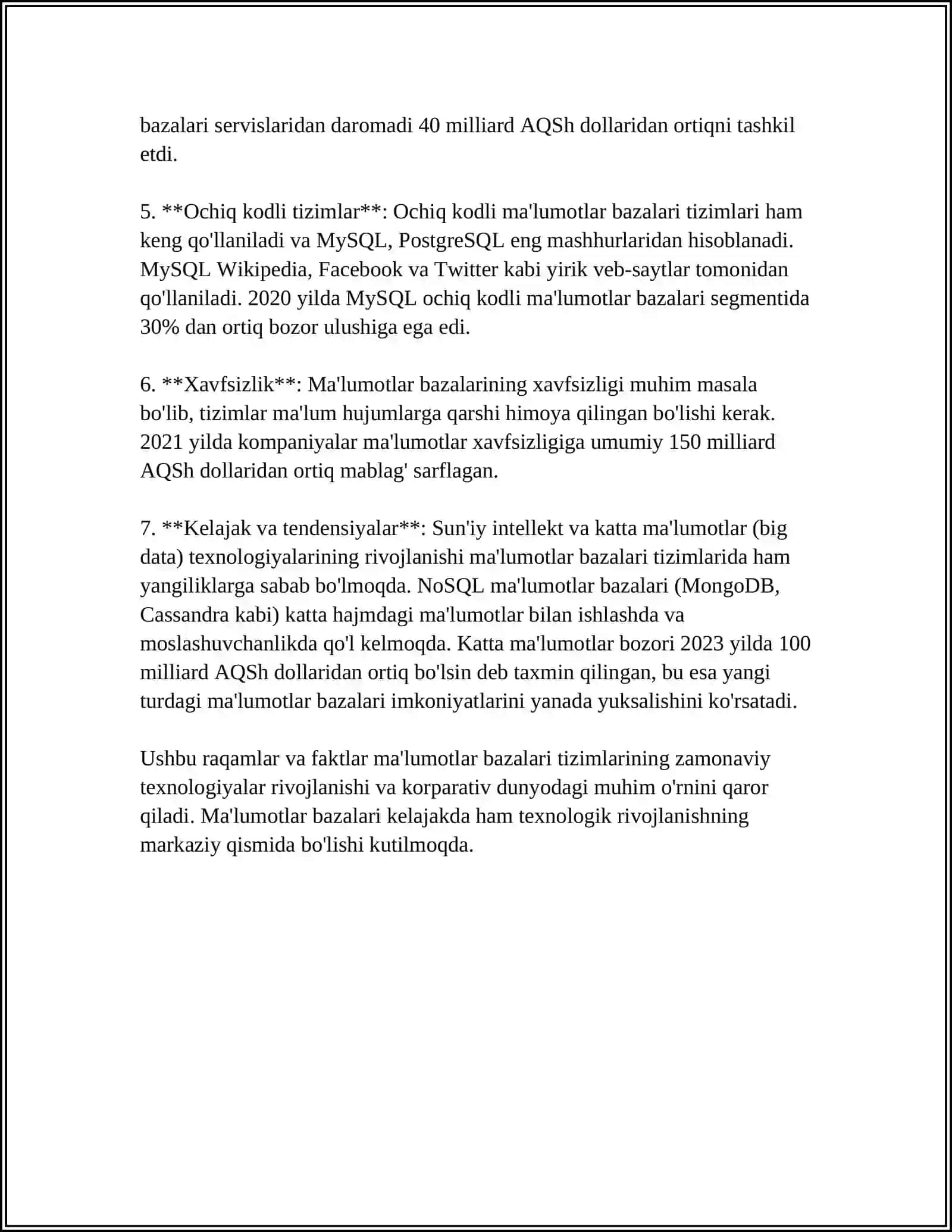 AXBOROT TIZIMLARI TASNIFI 4