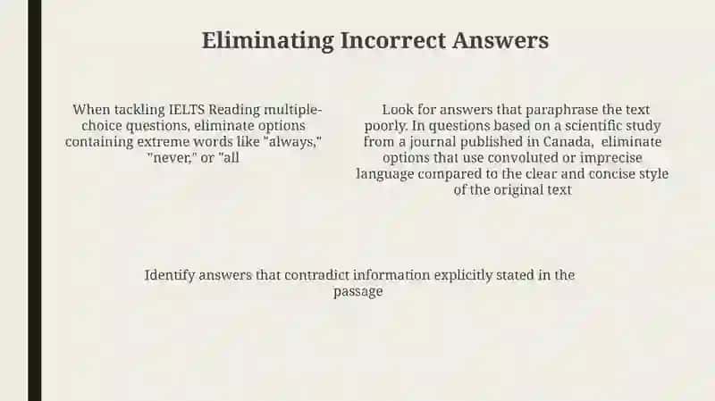 5 useful tips for each question type for IELTS reading 4