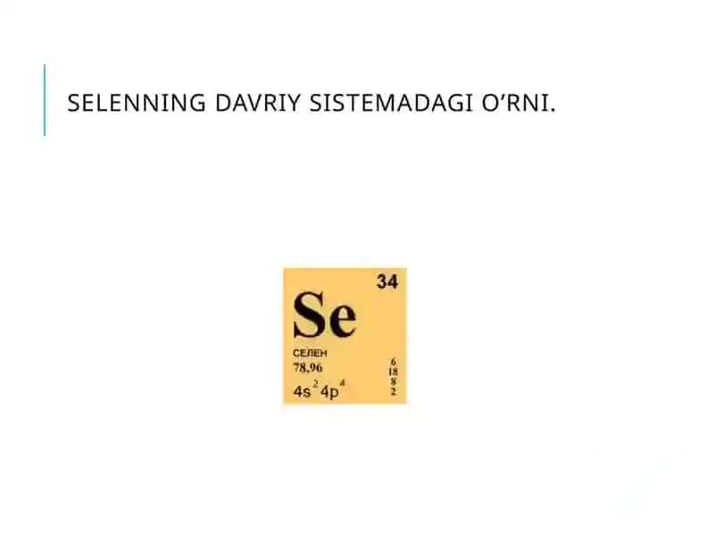 Selenva Tellur 4