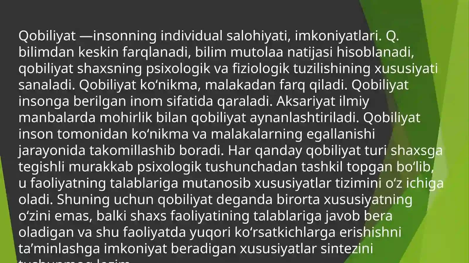 Qobiliyat 4