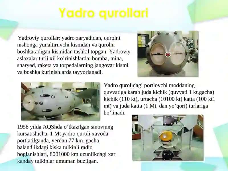 Yadroviy qurollar 4