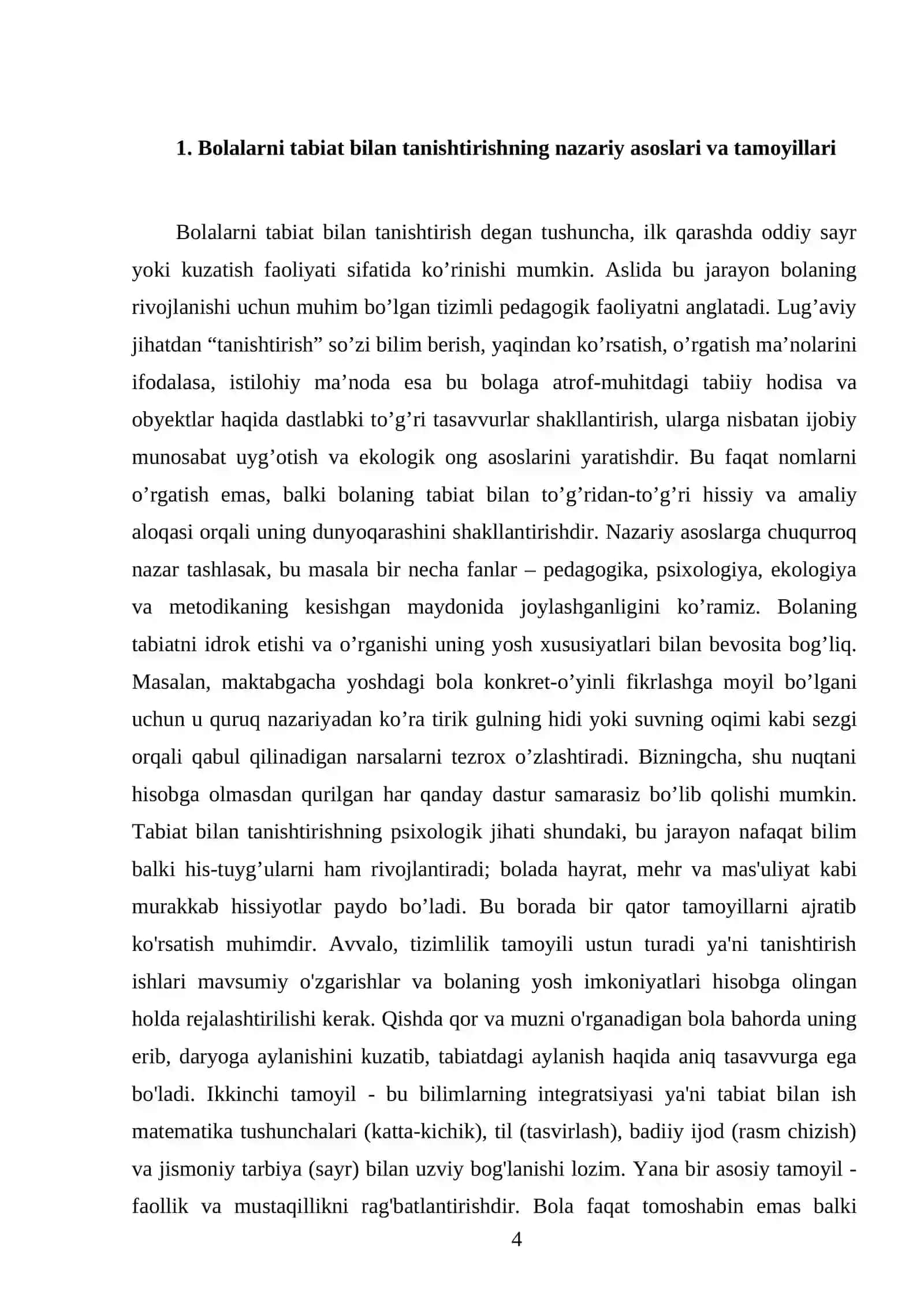 Bolalarni tabiat bilan tanishtirish metodlari 4