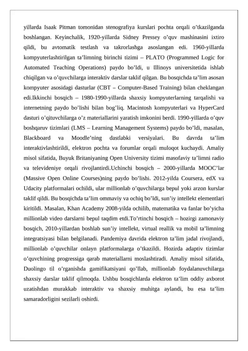 Elektron ta’lim tizimlari va masofaviy o‘qitishning afzalliklari 4