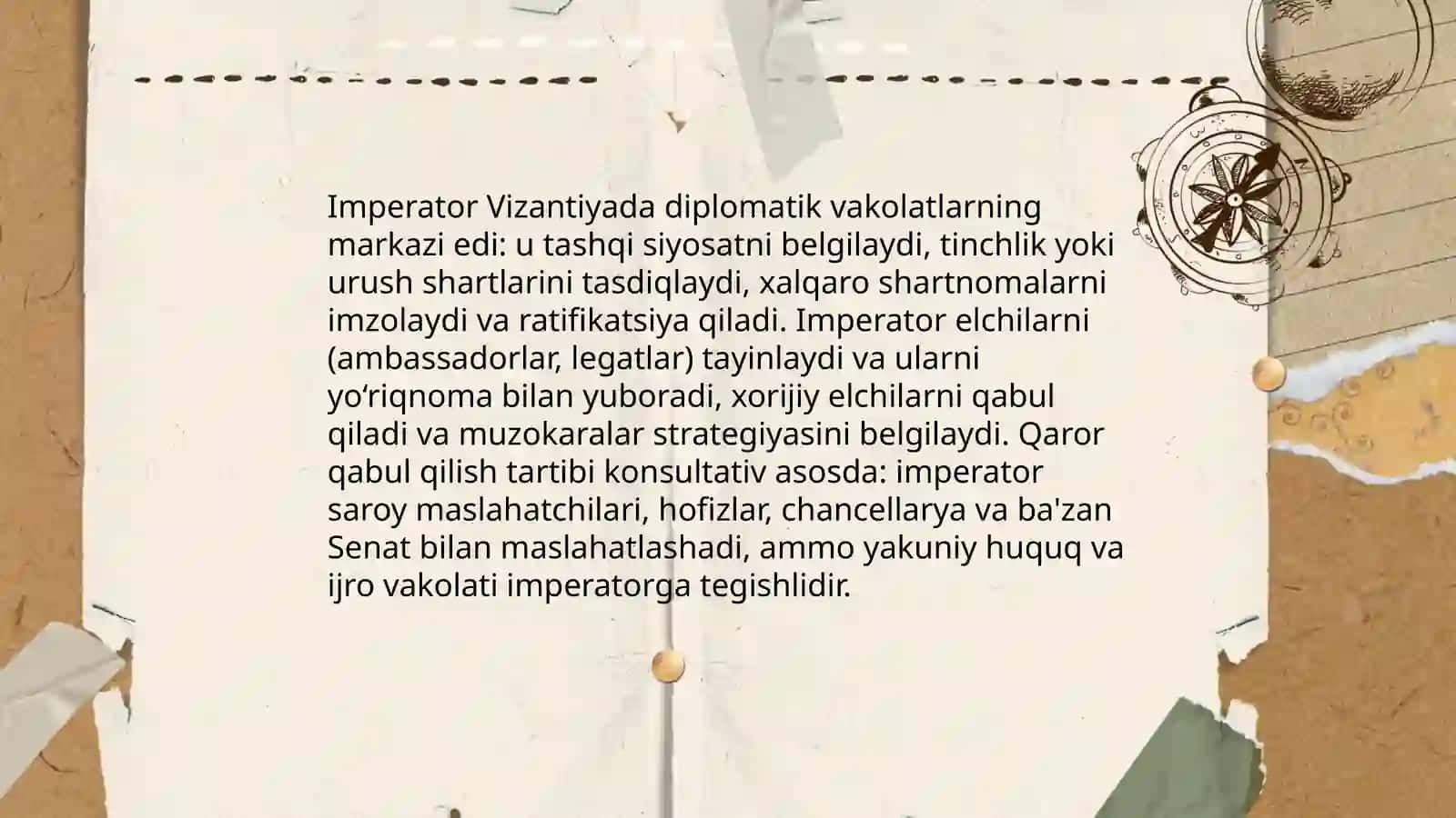 Vizantiyada diplomatik holatning tashkil qilinishi 4