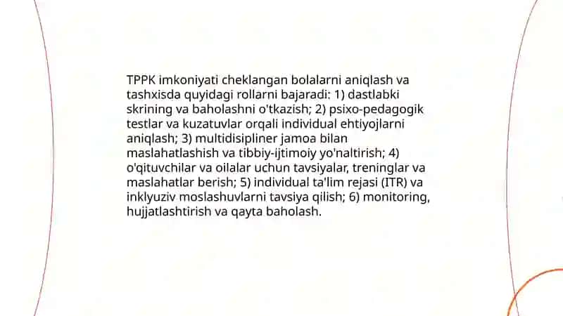 Imkoniyati cheklangan bolalarni inklyuziv taʼlimga jalb etishda TPPKning roʻli 4