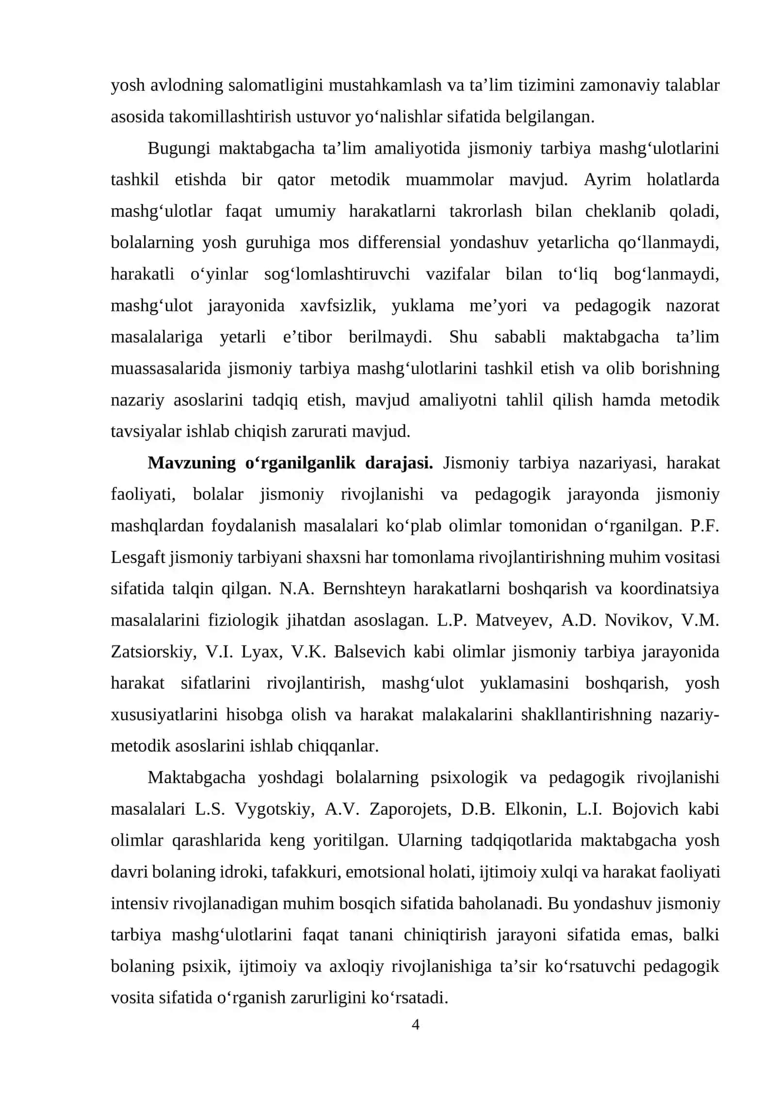 MAKTABGACHA TA’LIM MUASSASALARIDA JISMONIY TARBIYA MASHG‘ULOTLARINI TASHKIL ETISH VA OLIB BORISHNING NAZARIY ASOSLARI 4