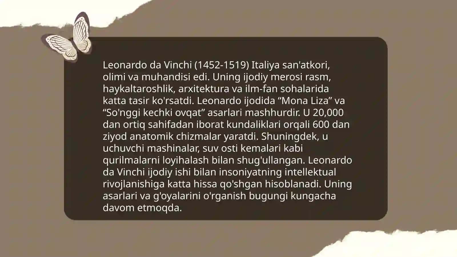 Leonardo da Vinchi 4