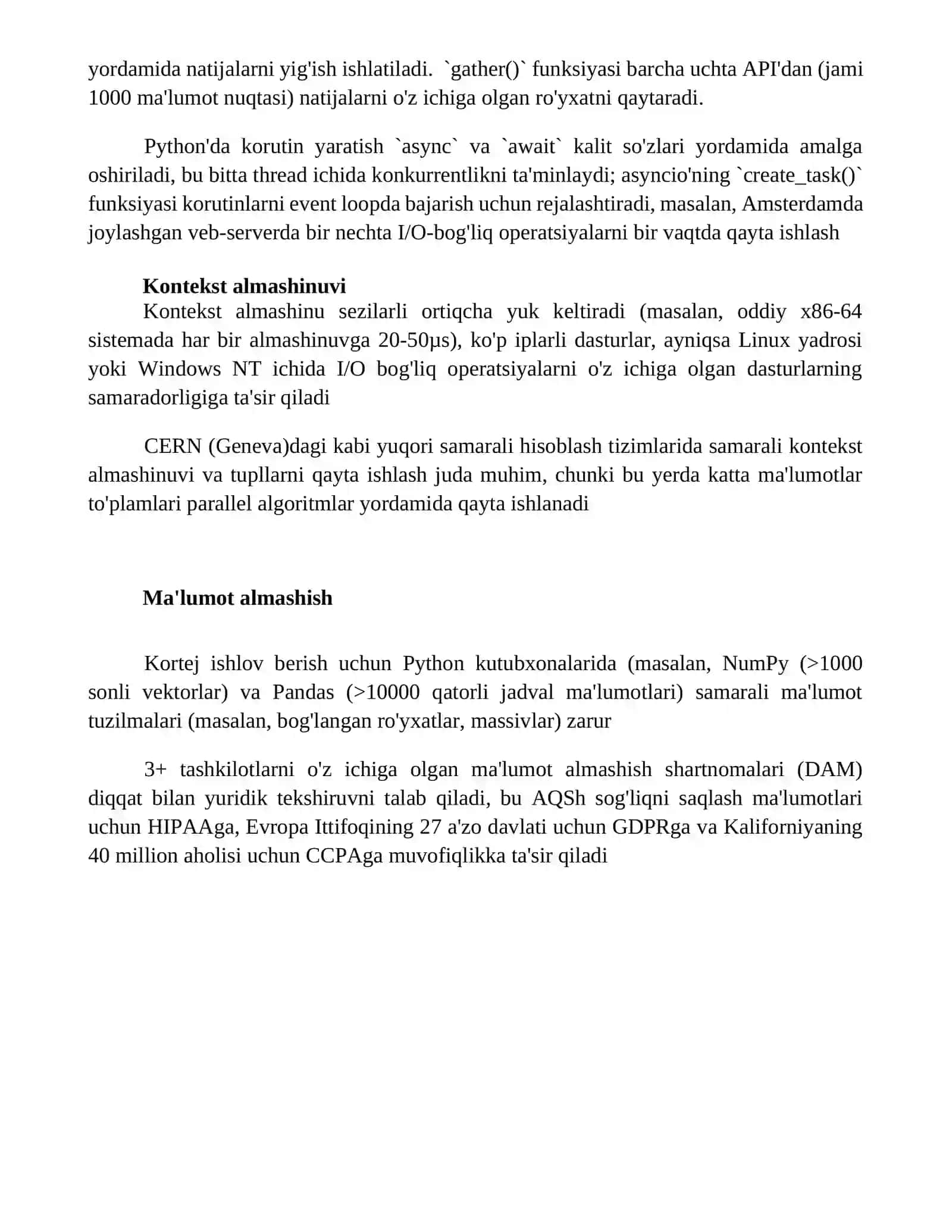 Kortejlar bilan ishlash 4