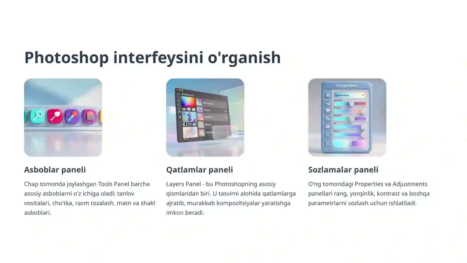 Adobe PhotoshopvaCorelDrawbilanishlashasoslari 4