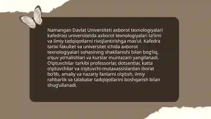 Namangan Davlat Universiteti axborot texnologiyalari 4