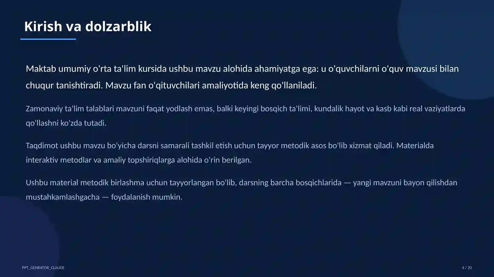 Qayta ko'rib chiqilgan davlat ta'lim standartlari: kompetensiyaviy yondashuv nimani o'zgartiradi? 4