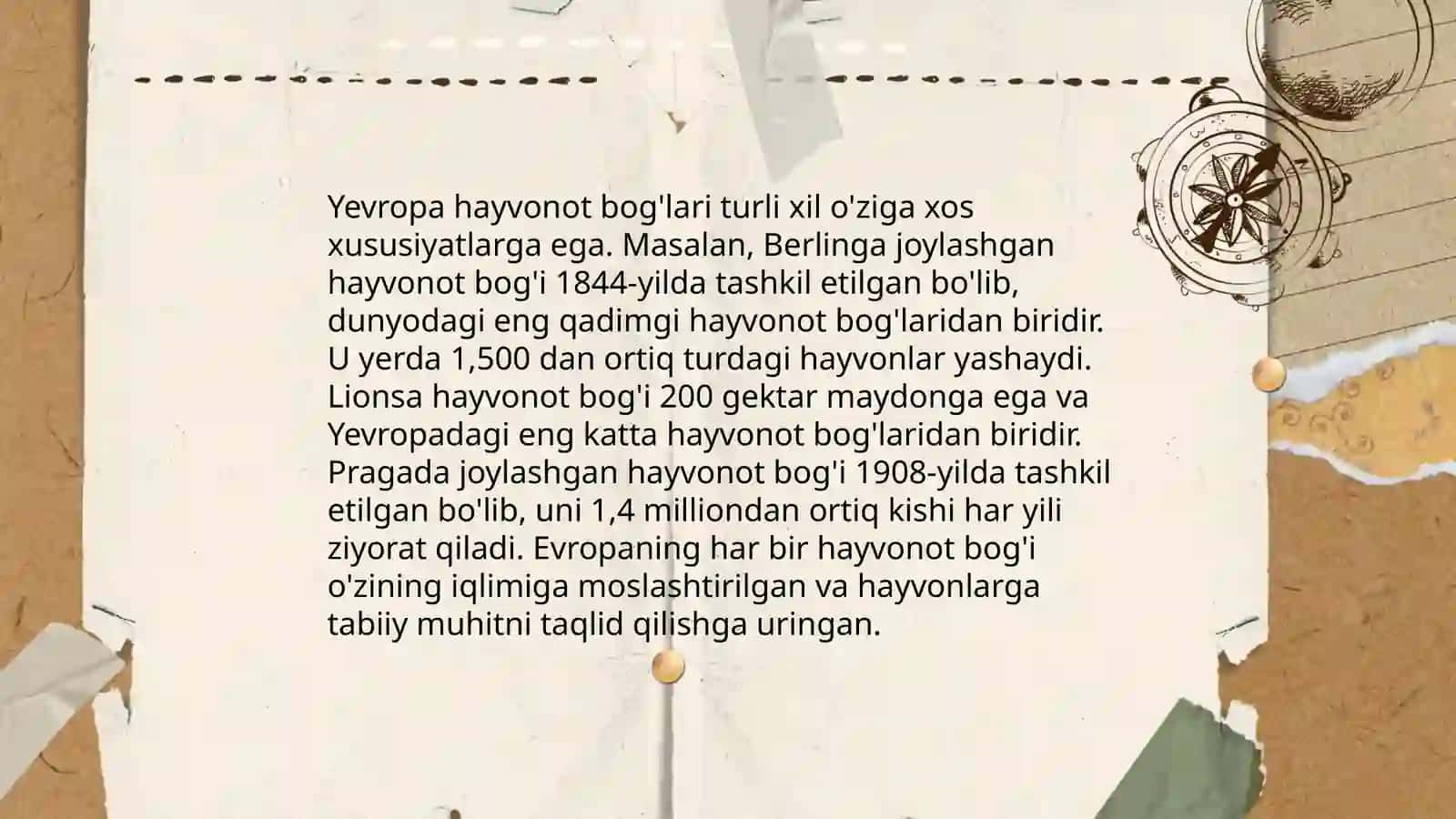 MDH va jahonning hayvonot boģlari 4