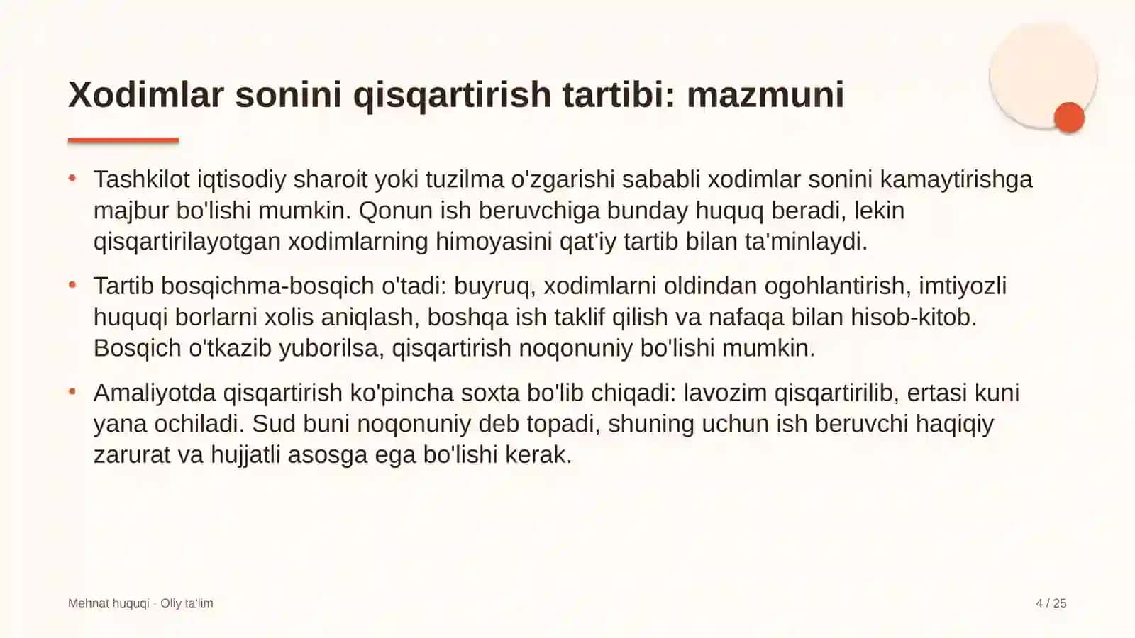 qurilish montaj boshqarmalarida xodimlar sonini qisqartirish tartibi 1466 4