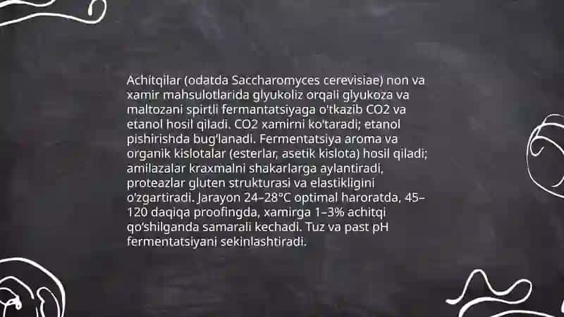Achitqilarning oziq-ovqat sanoatida oʻrni. Mikotaksikozlar qoʻzgʻatuvchilari 4