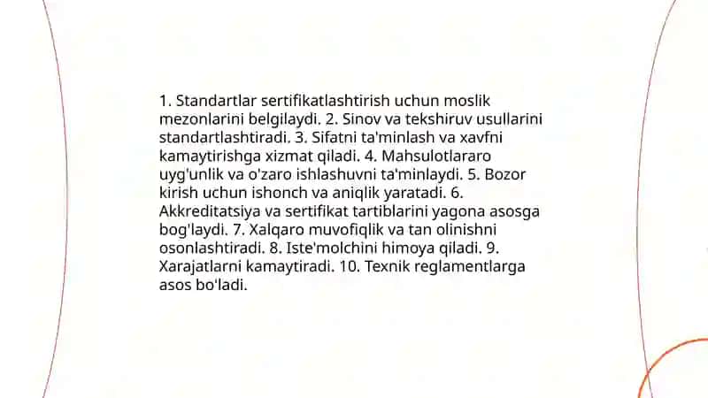 Standart va sertifikat atamalari 4