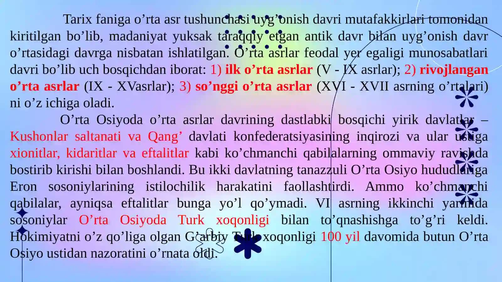 Ilk o’rta asrarxeologikyodgorliklari 4