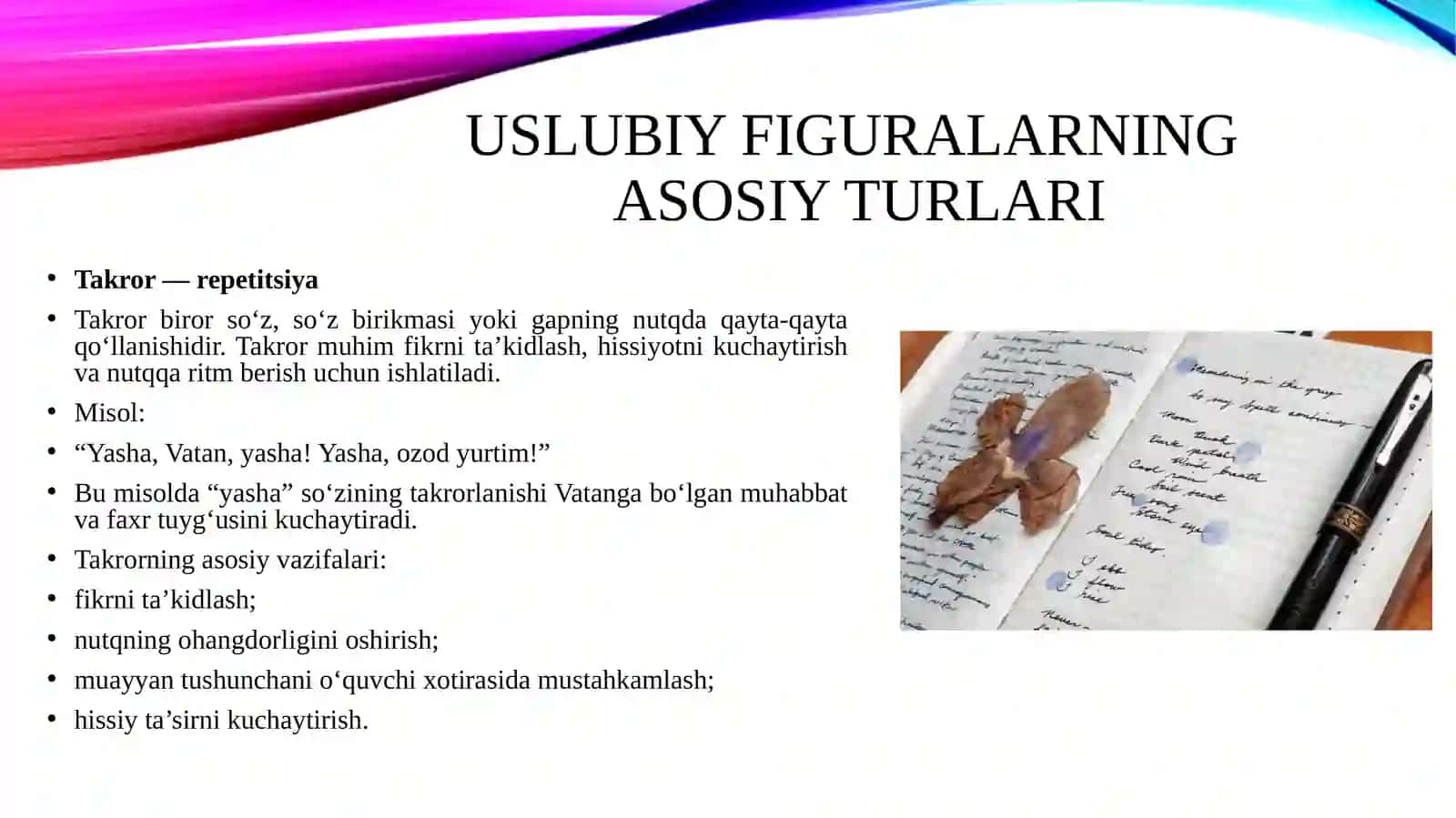 Uslubiy figuralar tasvir vositalari 4