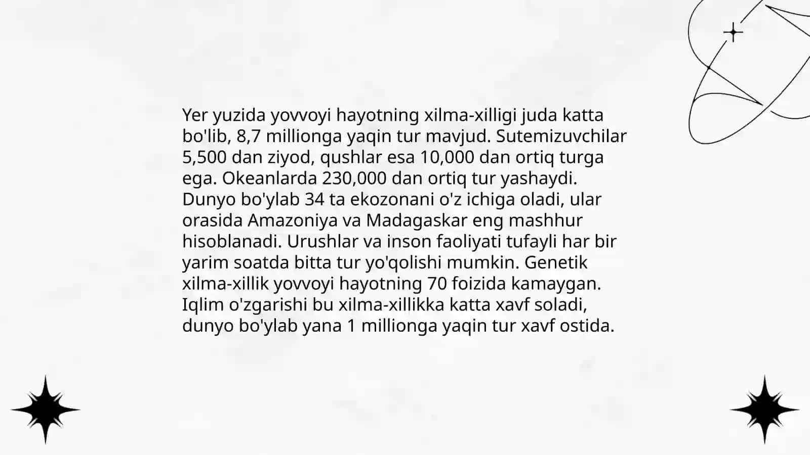 O'simliklar olami: Turlarning xilma-xilligi 4