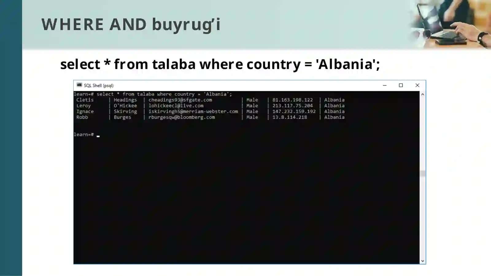 WHEREANDbuyrug’i 4