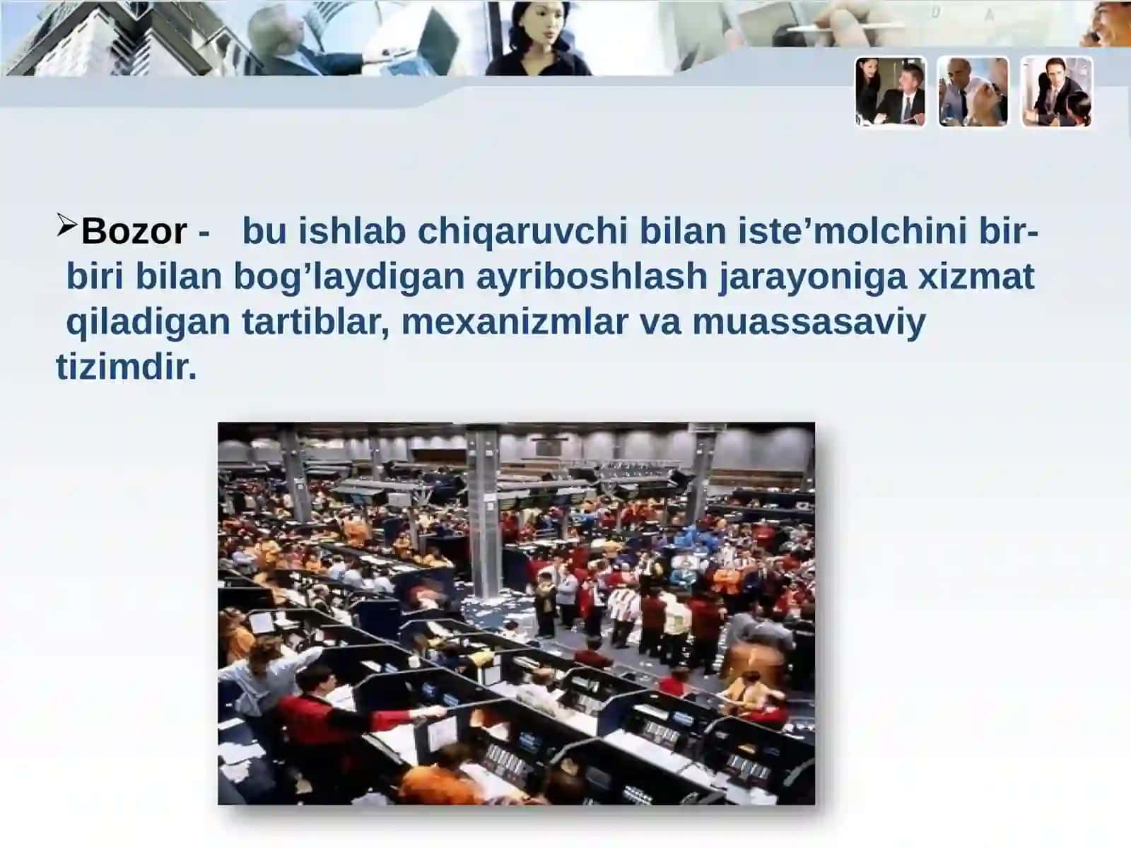 BOZOR MUVOZANATINI TA’MINLASH MODELLARI 4