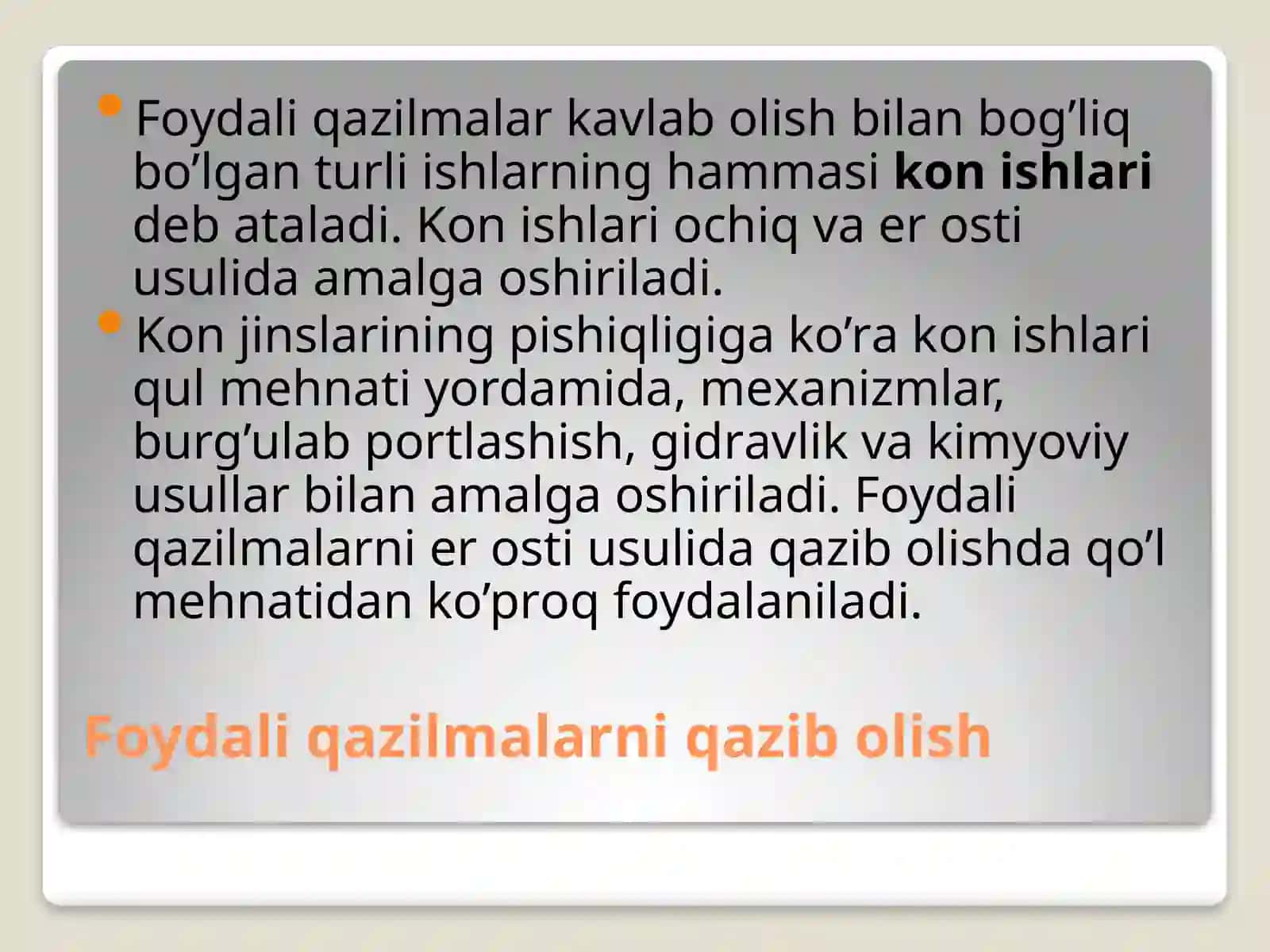 Metallurgiyada qo‘llaniladigan xomashyo materiallari 4