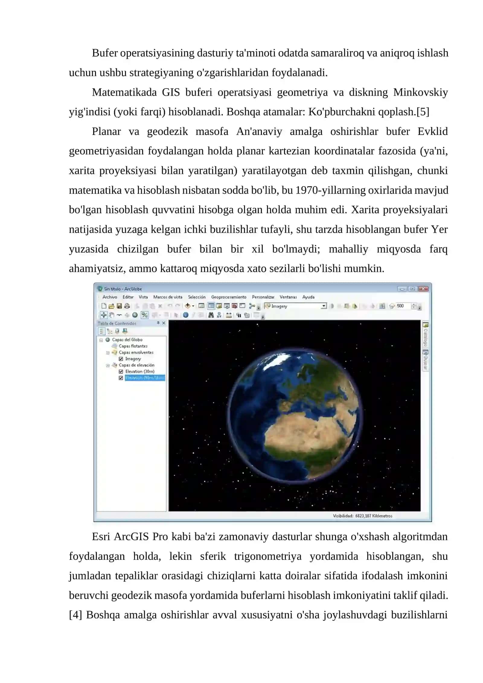 ARC GIS DASTURIDA BUFER ZONALAR BILAN ISHLASH 4