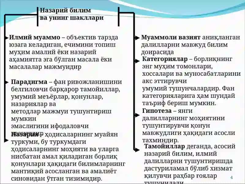 Сезиш ва идрок 4