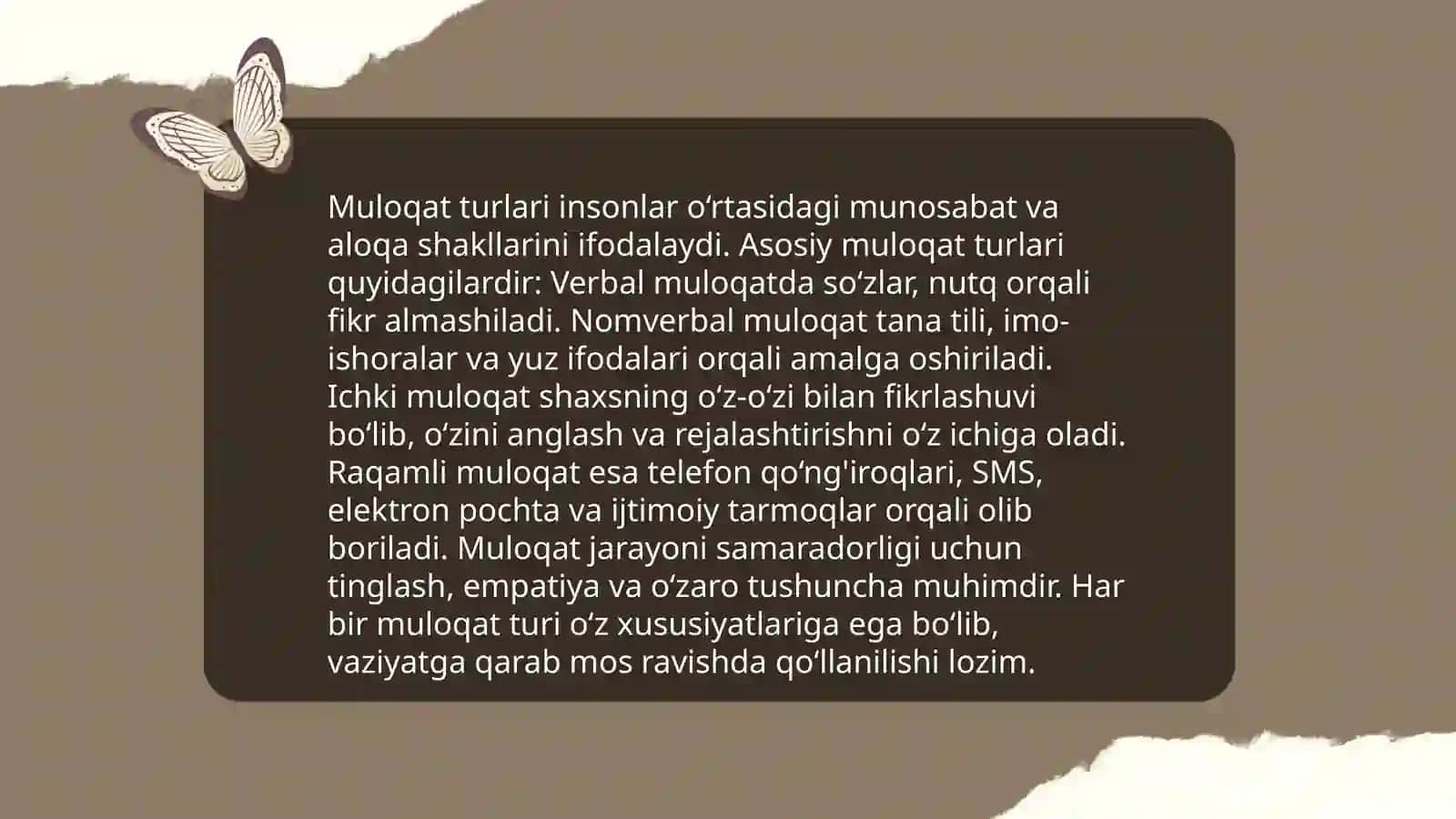 Muloqat haqida tushuncha 4