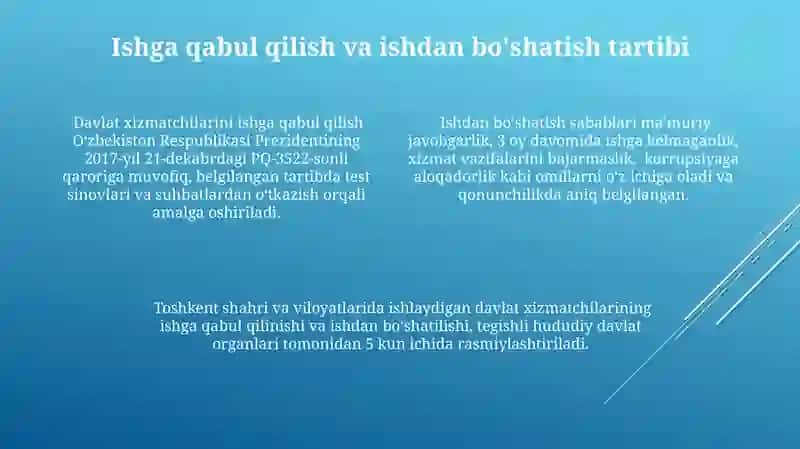 Davlat Xizmatchilarining Huquqiy Maqomi 4