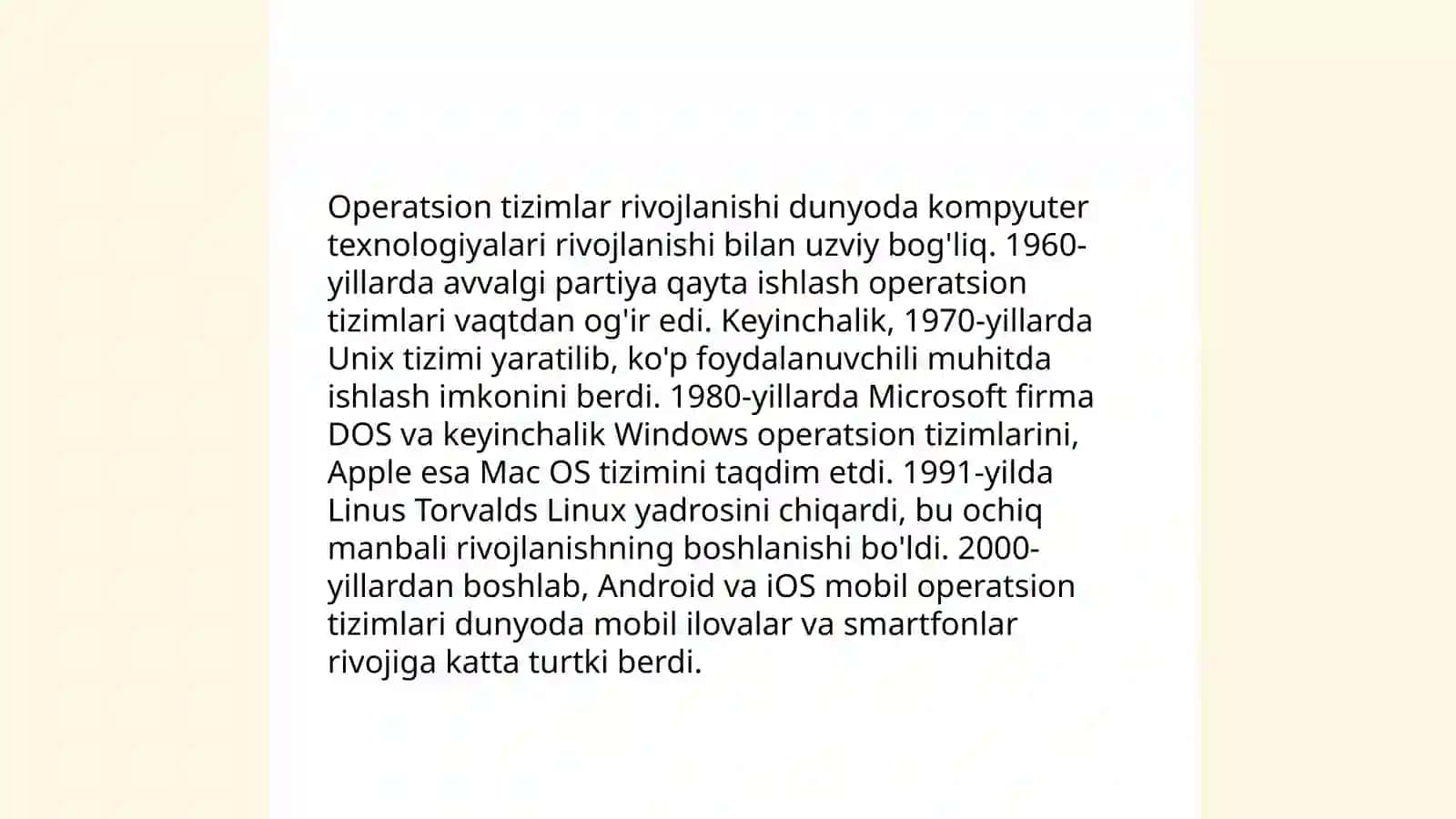 Zamonaviy shaxsiy kompyuter texnologiyalari 4
