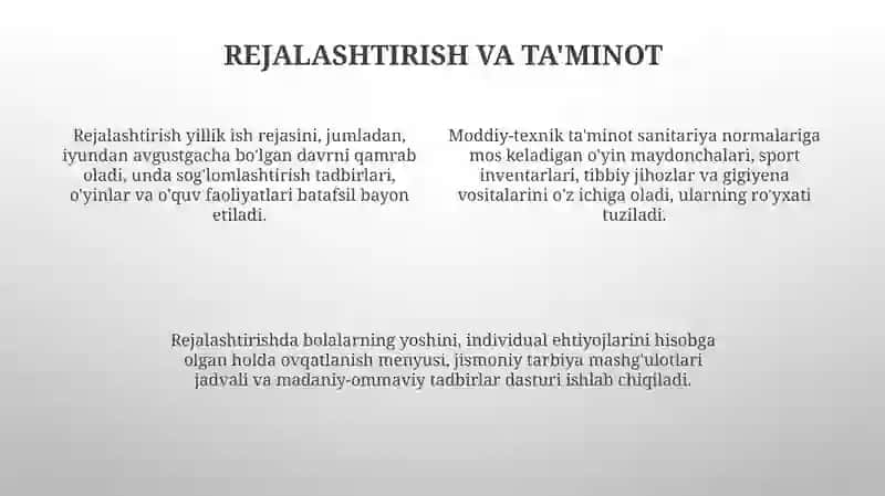 Yozgi sog'lomlashtirish mavsumi 4