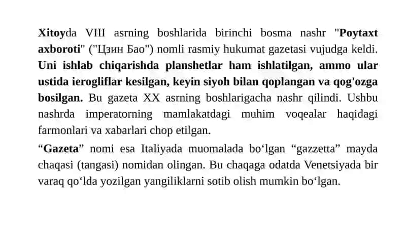 Insoniyat hayotidagi ilkbosmanashrlar 4
