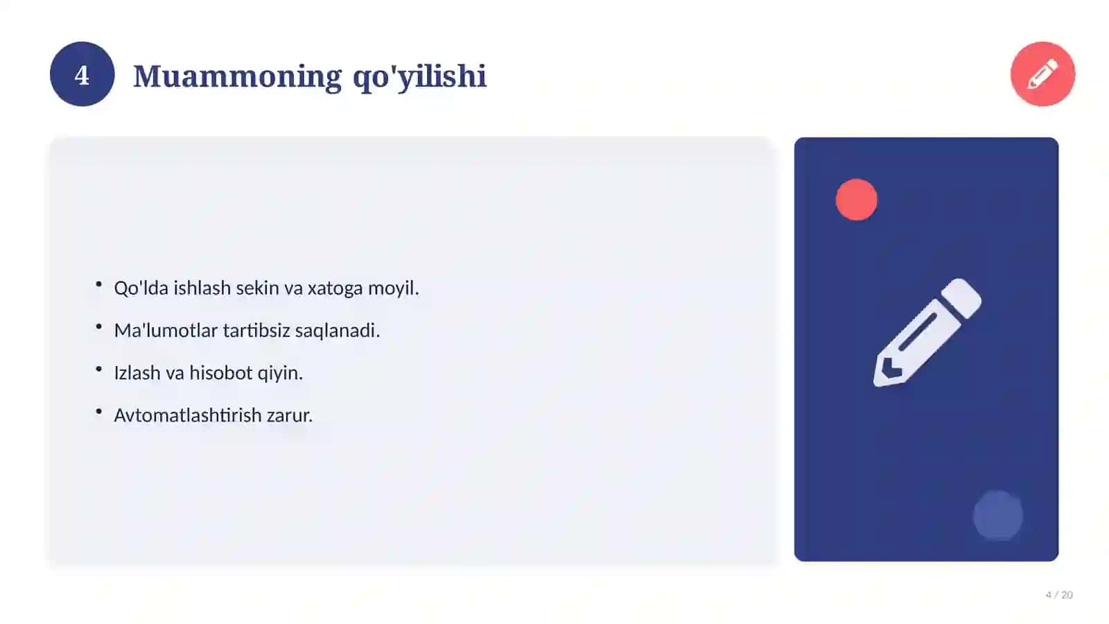 Mobil ilovalar: nazariy asoslari, zamonaviy yondashuvda (Esse) 4