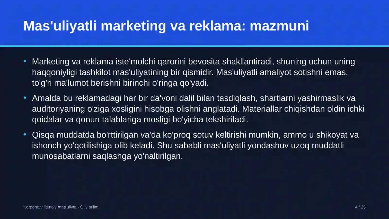 davlat qo'riqxonalarida mas'uliyatli marketing va reklama amaliyoti 4736 4