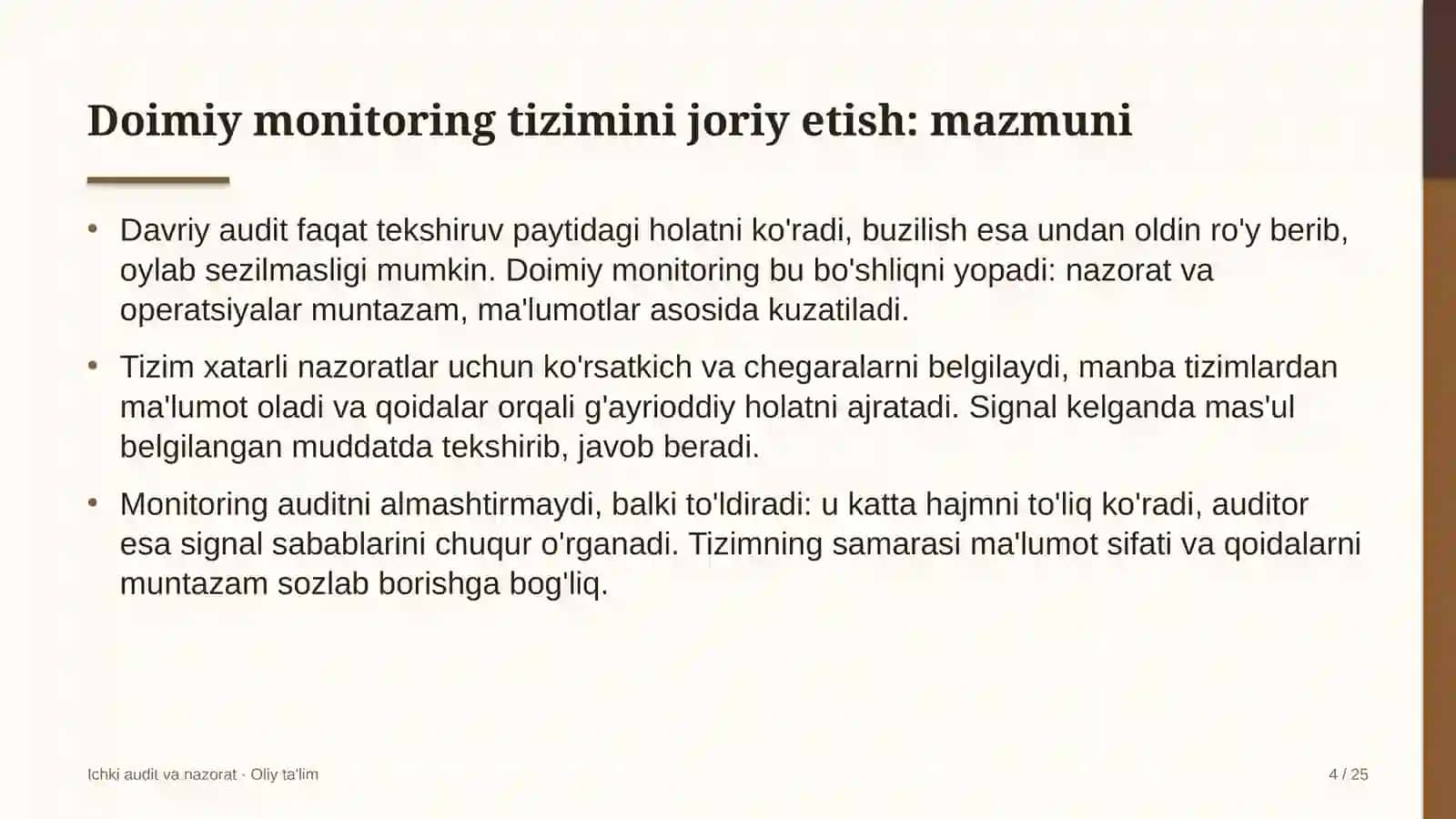 marketing agentliklarida doimiy monitoring tizimini joriy etish 4899 4