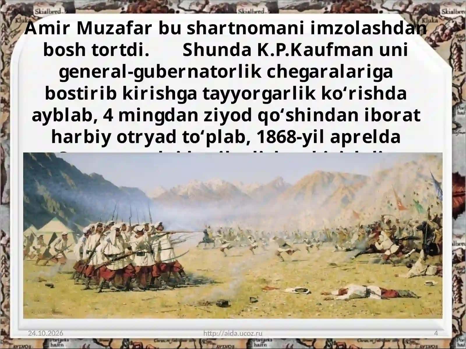 Buxoro amirligi ustidan Rossiya imperiyasi protektoratining o‘rnatilishi 4