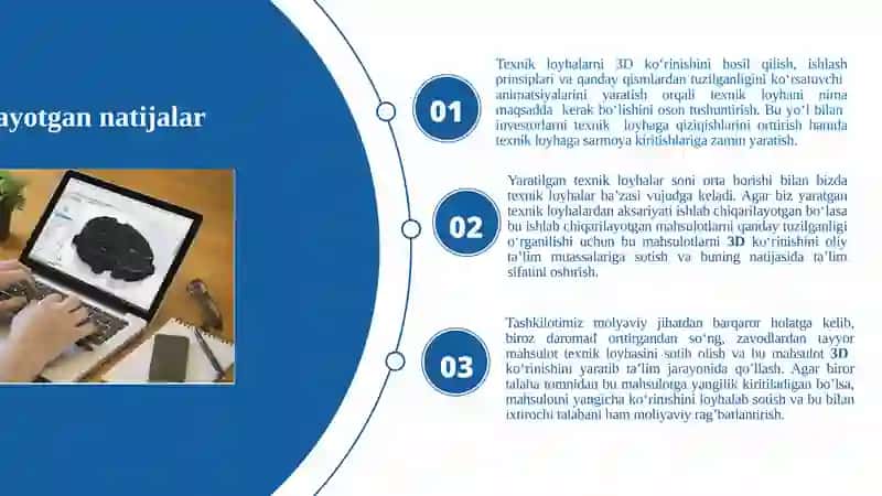 SANOATDA  3D JIHOZLARI VA QURILMALARINI LOYIHALASH. 4