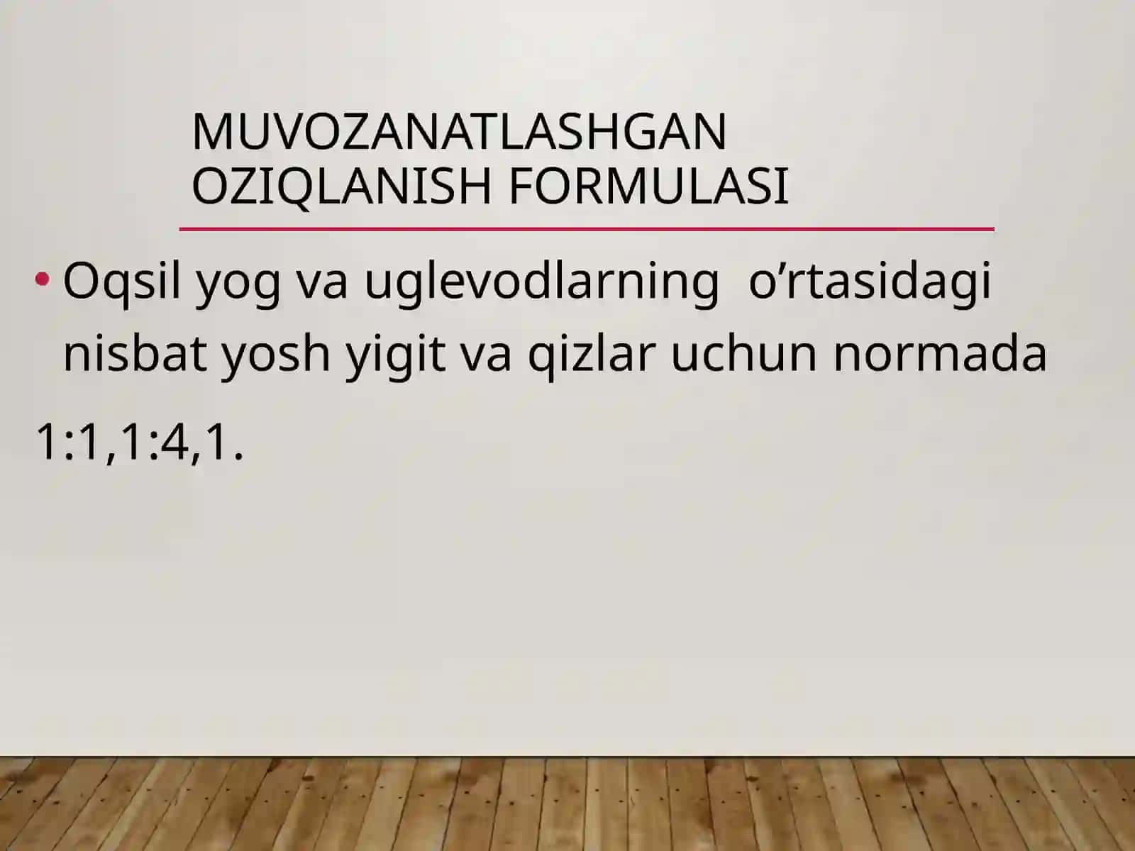 Bemorlarni ovqatlantirish. Parhez stollari 4