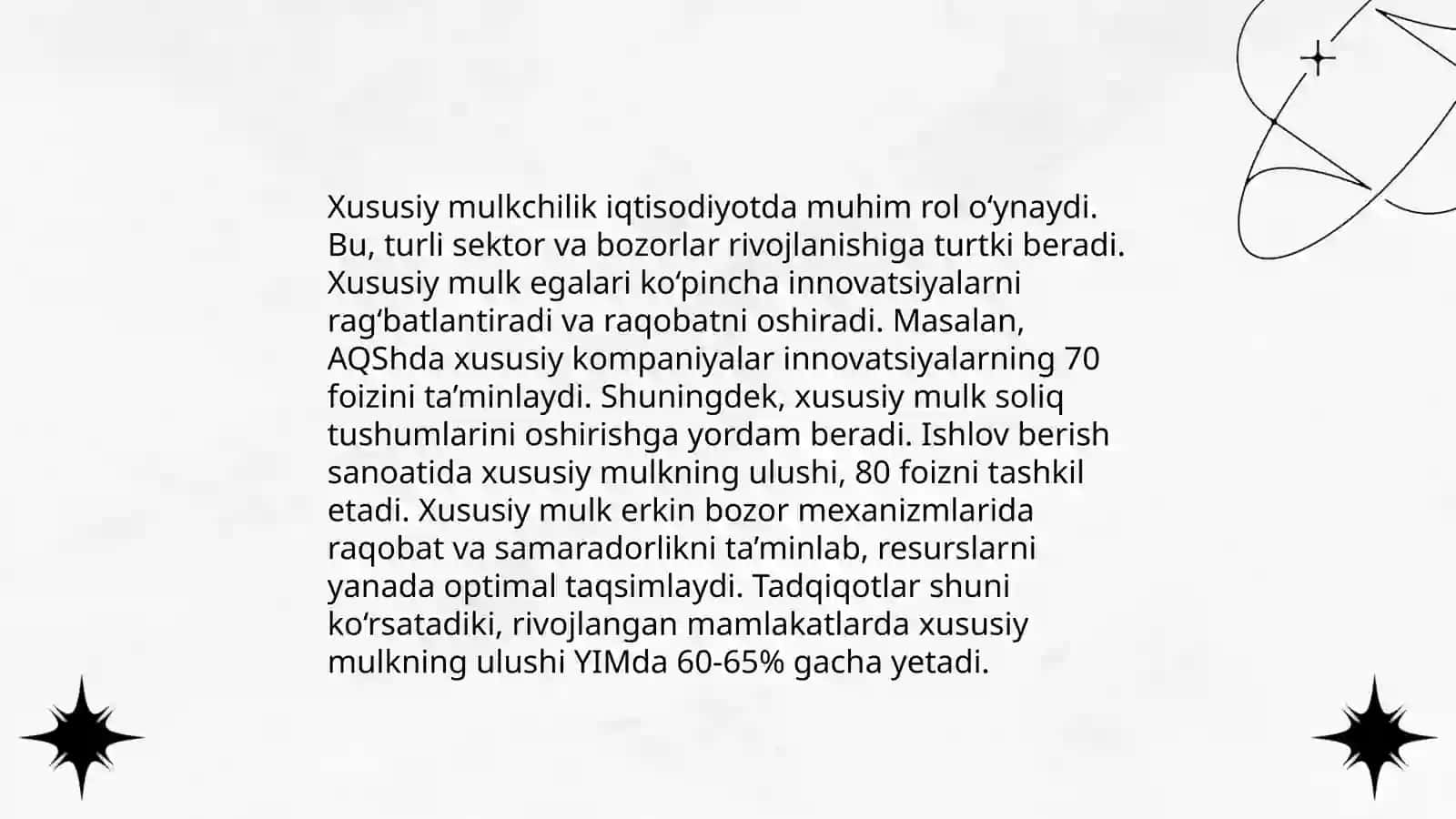 Mulkchilikning turli shakllari va ularning iqtisodiy mazmuni 4