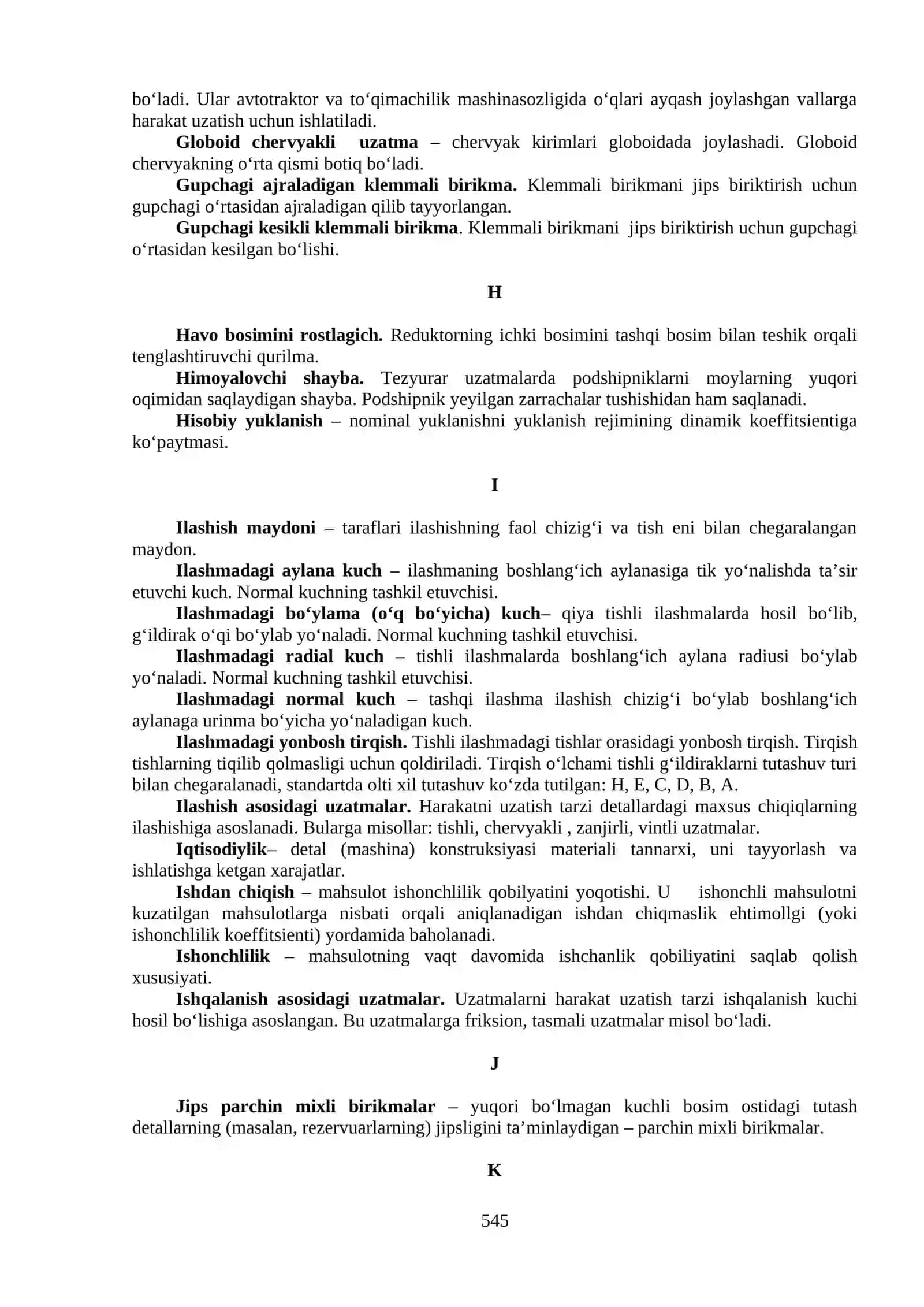 O‘ZBEK TILIDAGI GLOSSARIY 4